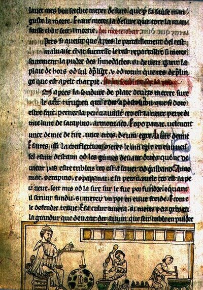 Ms.O.1.20.f.240r Un taller de boticario, de 