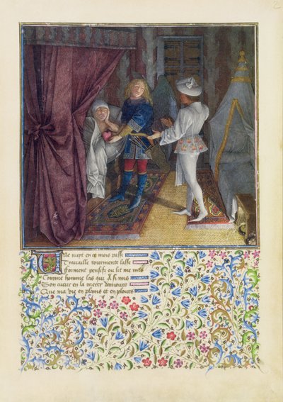 Ms. 2597 El Rey René sueña: El Dios del Amor le roba su Corazón sin que él lo sepa y se lo da al Deseo, edición facsímil de Livre du Coeur d
