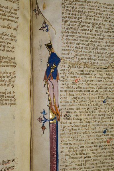 Ms. New Coll 242, f.178r, Comentario sobre la Política de Aristóteles por Walter Burley de English School