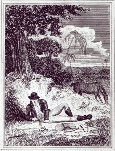 Mungo Park en África, una ilustración de 
