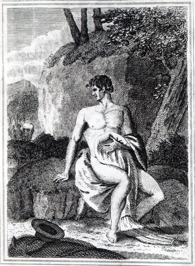 Mungo Park en África, una ilustración de 