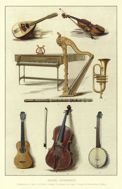 Instrumentos Musicales de English School