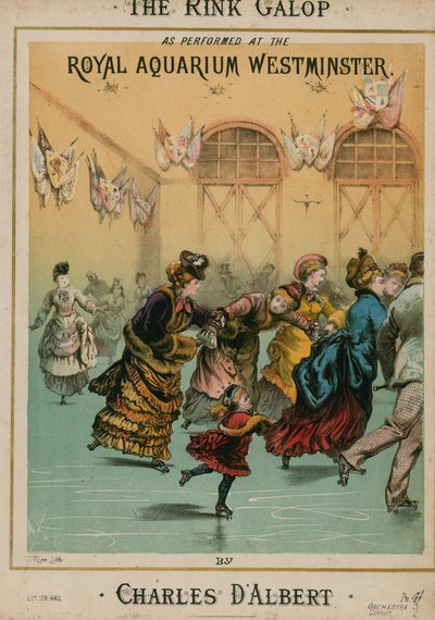 Partitura musical para The Rink Galop de Charles DAlbert de English School