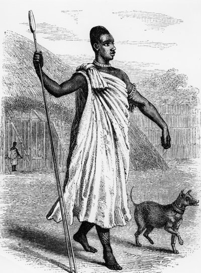 Muteesa I de Buganda, ilustración de 