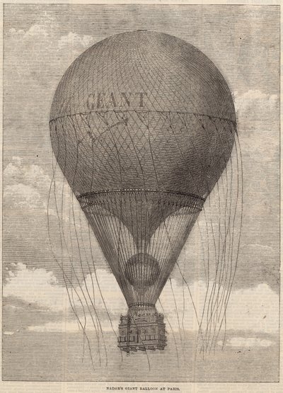 El globo gigante de Nadar en París de English School