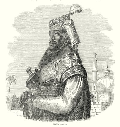 Nana Sahib (grabado) de English School