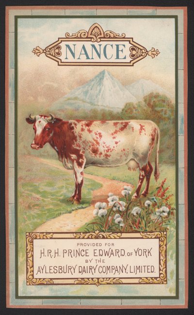 Nance, anuncio para la Aylesbury Dairy Company de English School