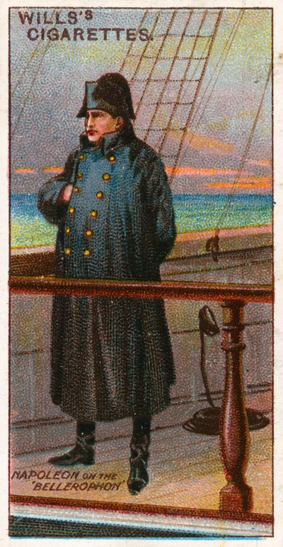 Napoleón en el Bellerophon de English School