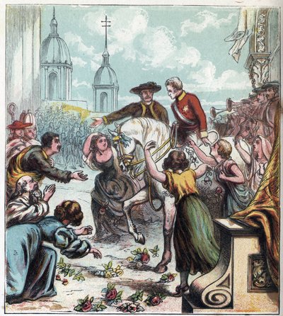 Guerra Napoleónica: El Duque de Wellington (1769-1852) liberó Madrid del dominio francés en 1812. Wellington en Madrid de English School