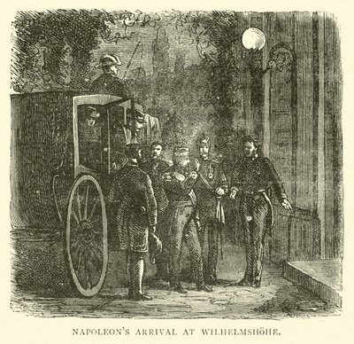 Llegada de Napoleón a Wilhelmshohe, septiembre 1870 de English School