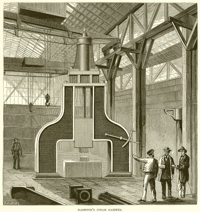 Martillo de vapor de Nasmyth de English School