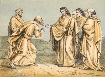 Natanael llevado a Jesús de English School