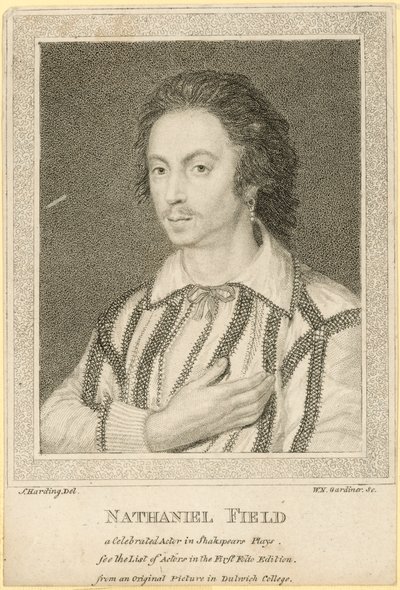 Nathaniel Field, un célebre actor en obras de Shakespeare de English School