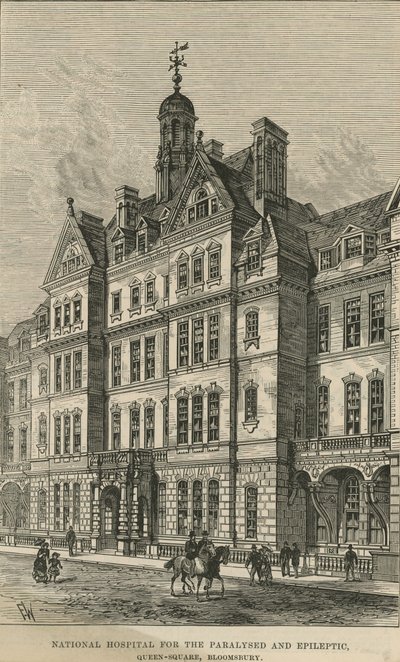 Hospital Nacional para Paralíticos y Epilépticos, Queen Square, Bloomsbury de English School