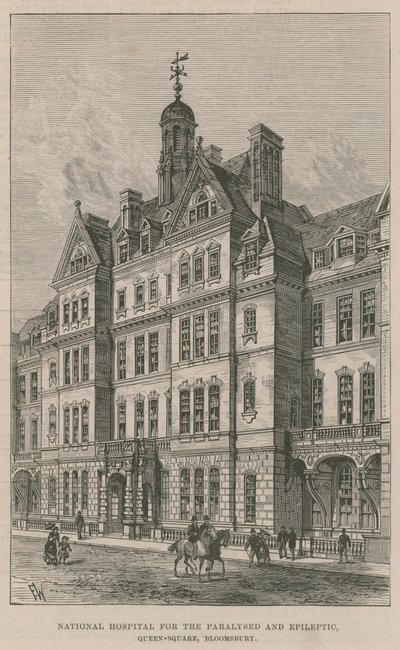 Hospital Nacional para Paralíticos y Epilépticos, Queen Square, Bloomsbury de English School