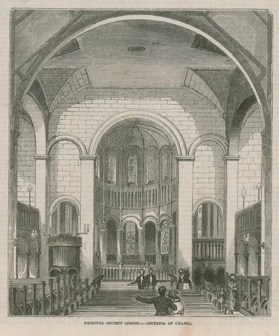 Sociedad Nacional - interior de la capilla de English School
