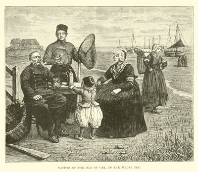 Nativos de la Isla de Urk, en el Zuider Zee de English School