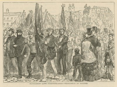 Manifestación de las leyes de navegación de English School