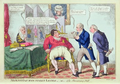 Necessitas Non Habet Leges, o la píldora nauseabunda, 1823 de English School