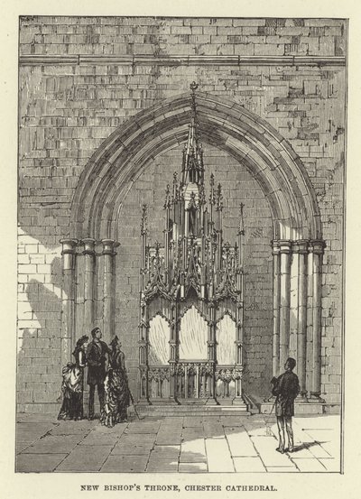 Nuevo Trono del Obispo, Catedral de Chester de English School