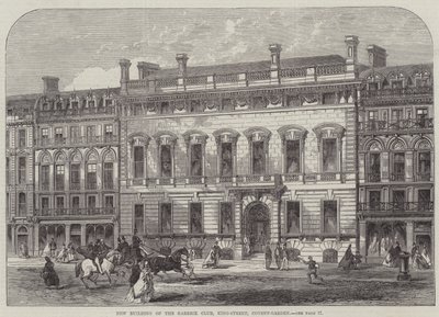 Nuevo edificio del Garrick Club, King-Street, Covent-Garden de English School