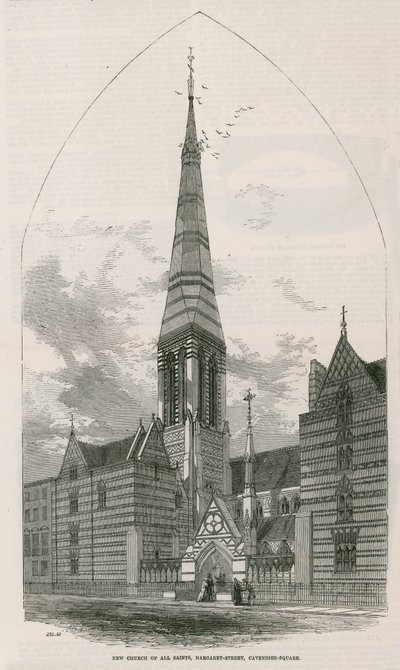 Nueva Iglesia de Todos los Santos, en Margaret Street en Cavendish Square de English School