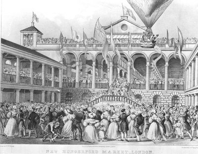 Nuevo Mercado de Hungerford, 1833 de English School