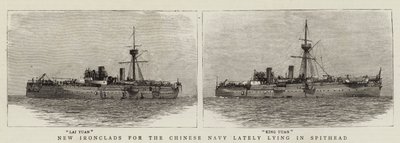 Nuevos acorazados para la Armada China recientemente en Spithead de English School
