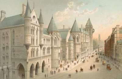 Nuevos Tribunales de Justicia--Fleet Street de English School