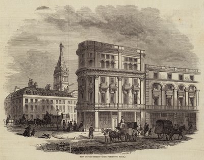 New Oxford-Street (grabado) de English School