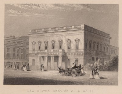 New United Service Club House, Londres de English School