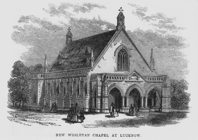 Nueva Capilla Wesleyana en Lucknow de English School
