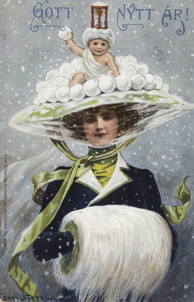 Tarjeta de Año Nuevo de English School