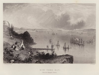 Bahía de Nueva York, desde la estación telegráfica de English School