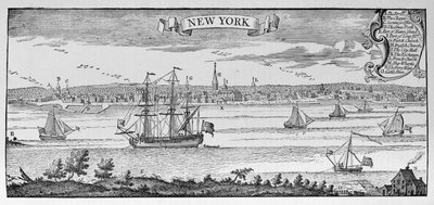 Nueva York en 1732, ilustración del Volumen V de 