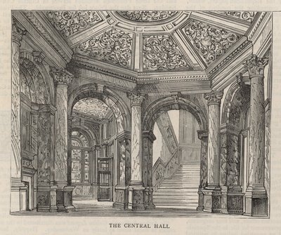 Nuevo edificio del Club Constitucional en Northumberland Avenue: El Salón Central de English School