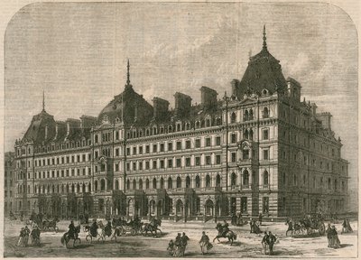 Nuevos edificios de Grosvenor Place, Londres de English School