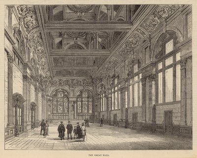 Nuevos edificios de la Escuela de la Ciudad de Londres: El Gran Salón de English School