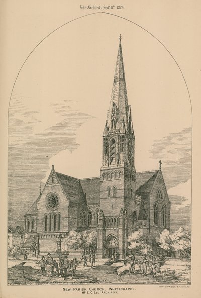 Nueva iglesia parroquial, Whitechapel de English School