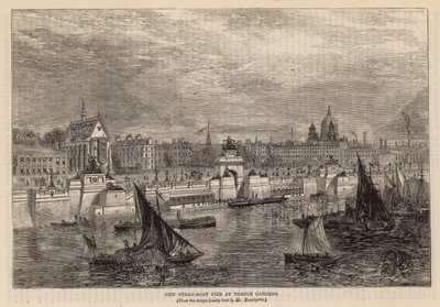 Nuevo muelle de barcos de vapor en Temple Gardens de English School