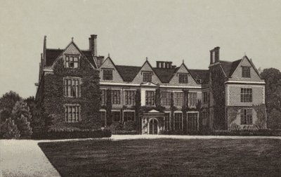 Newbury: Shaw House (litografía) de English School