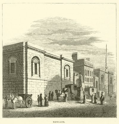 Newgate (grabado) de English School