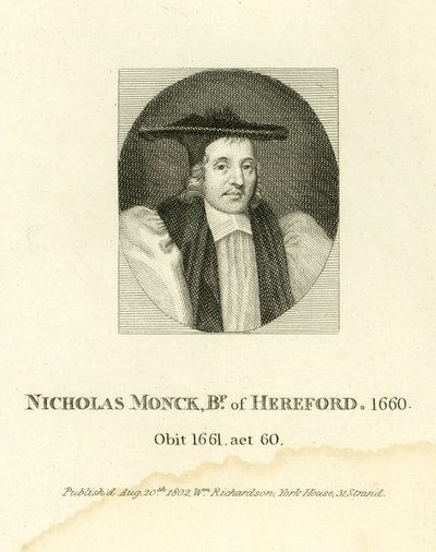 Nicholas Monck, Obispo de Hereford de English School