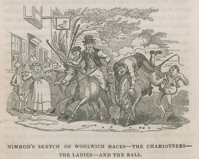 Boceto de Nimrod de las carreras de Woolwich de English School