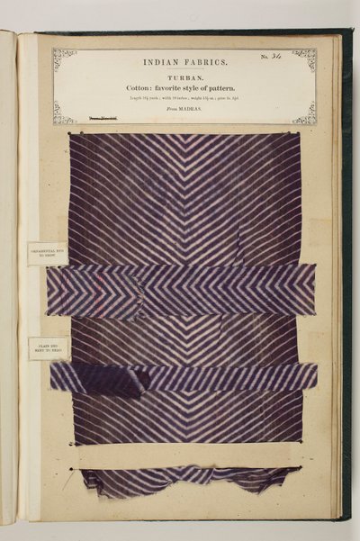 No. 34: Turbante, Telas Indias, compilado por John Forbes Watson de English School