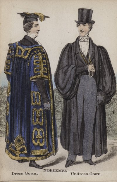 Nobles en Cambridge, Toga de Vestir, Toga de Desvestir de English School
