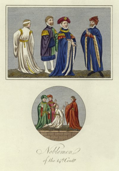 Nobles del siglo XIV de English School