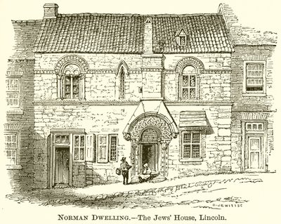 Vivienda Normanda.--La Casa de los Judíos, Lincoln de English School