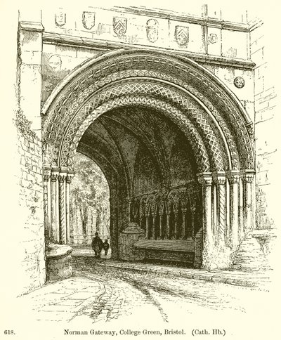 Puerta Normanda, College Green, Bristol de English School