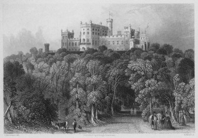 Vista noreste, Castillo de Belvoir de English School